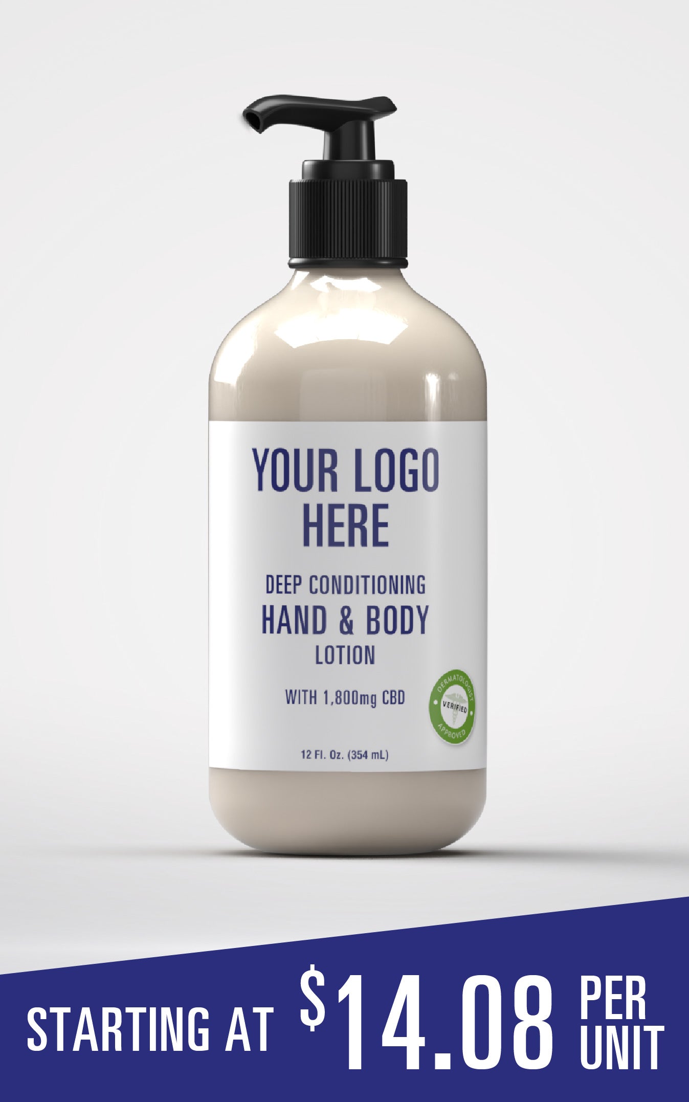 Deep Conditioning Hand & Body Lotion with 1,800mg CBD