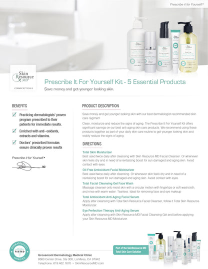 Prescribe It For Yourself Kit - 5 Essential Products
